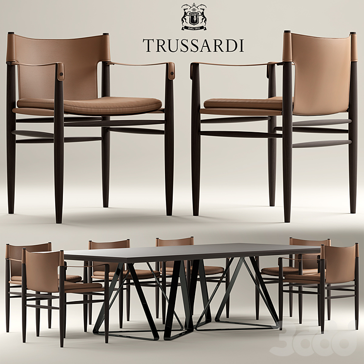 Trussardi casa saddle sale chair