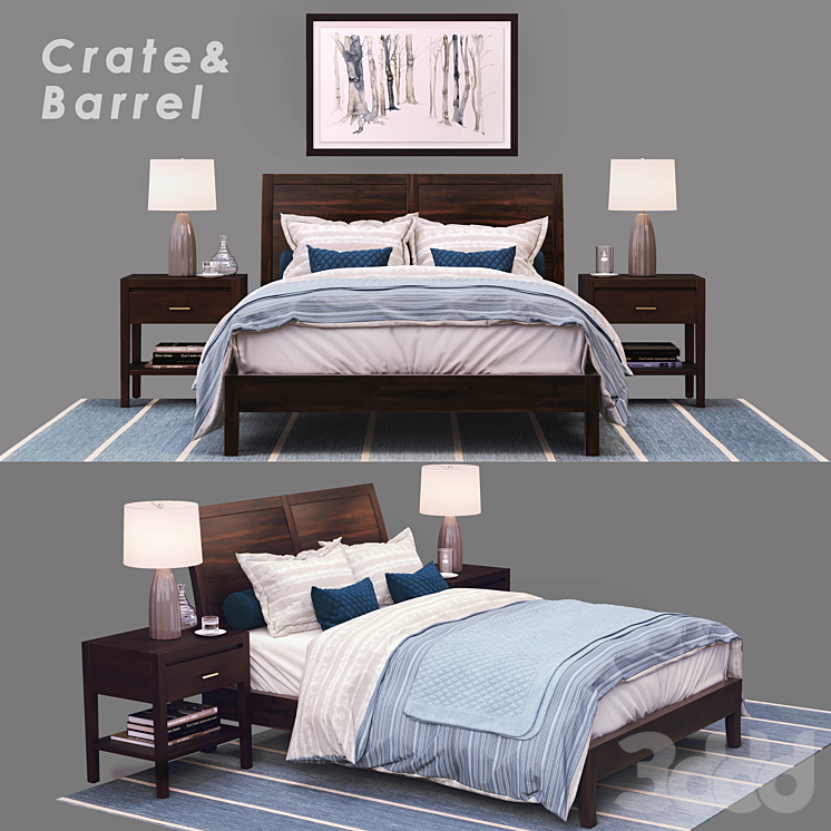 Crate and online barrel dawson bed