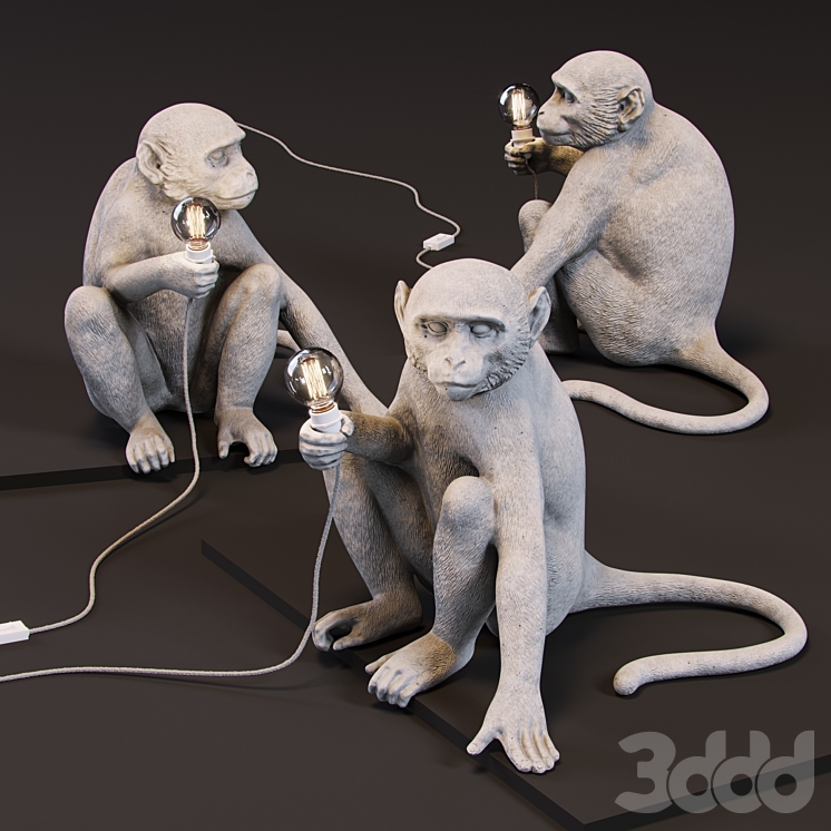 Sitting hotsell monkey lamp