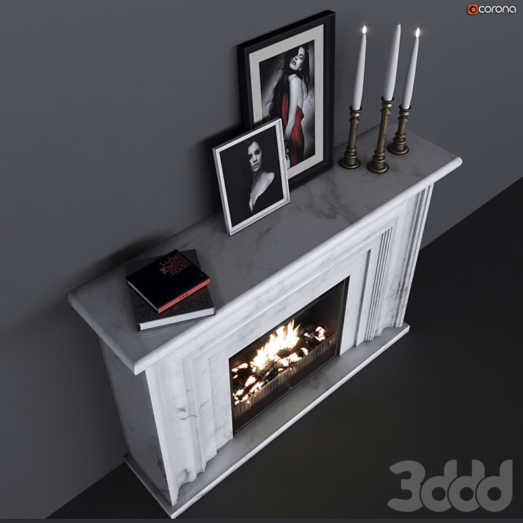 Камин - Камин - 3D модель