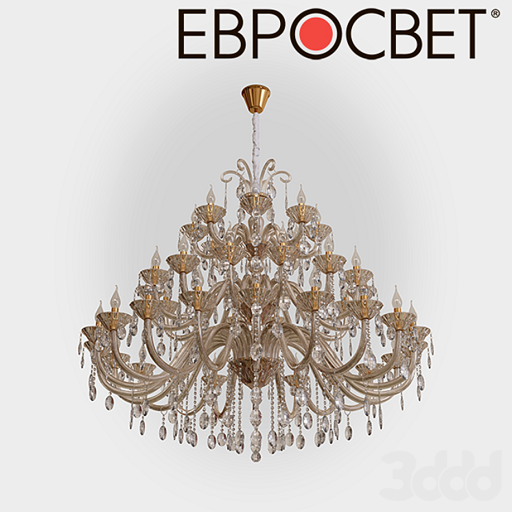 Хрустальная люстра Bogate's 256/42 Strotskis Cleopatra - Подвесной - 3D ...