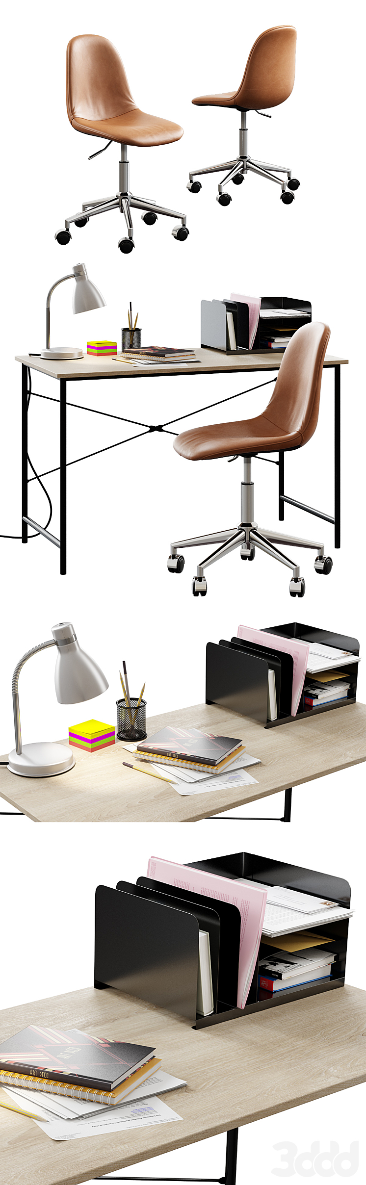 Jysk Jonstrup Chair Vandborg Table 3D