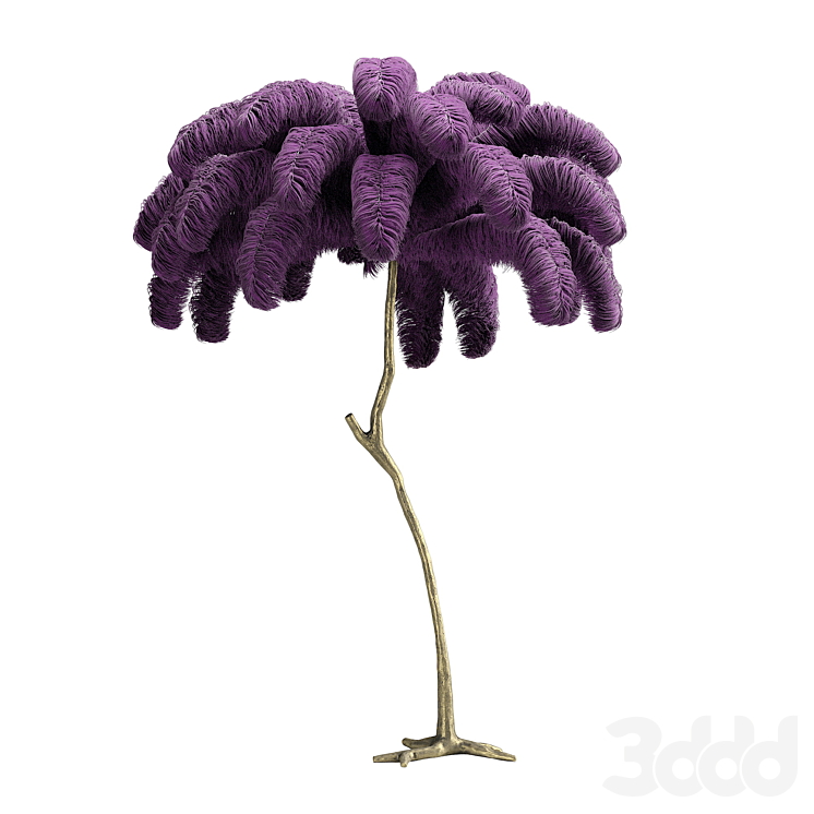 A modern grand tour cheap feather lamp