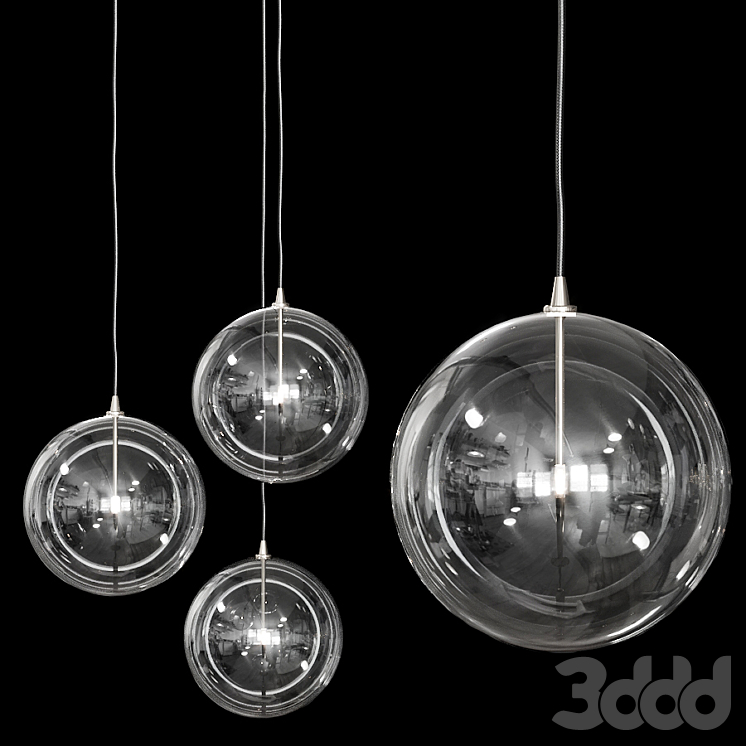 Restoration hardware glass sale globe mobile pendant