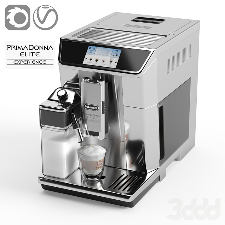 De Longhi PrimaDonna Elite Experience ECAM 650.85.MS 3D