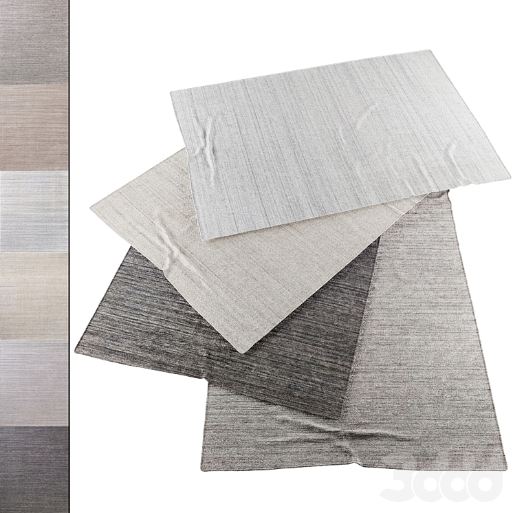 Коллекция реалистичных ковров RH Mara performance handwoven rug