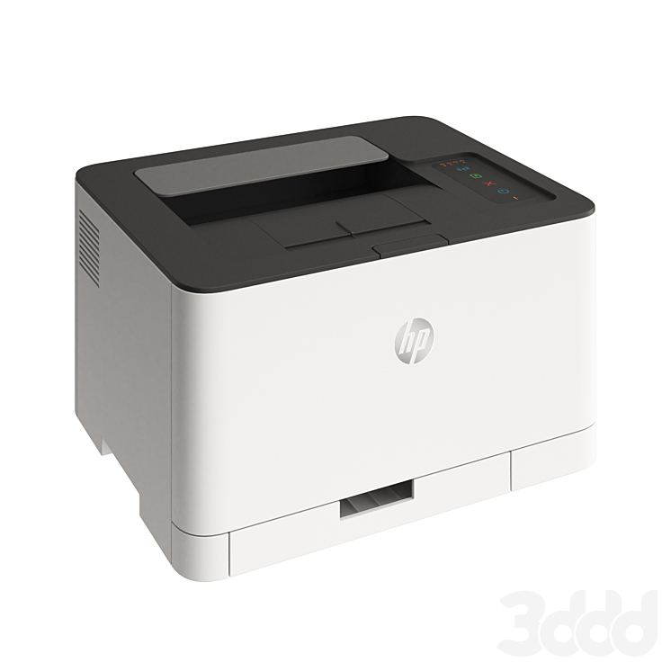 HP Color Laser - Компьютеры, электроника - 3D модель