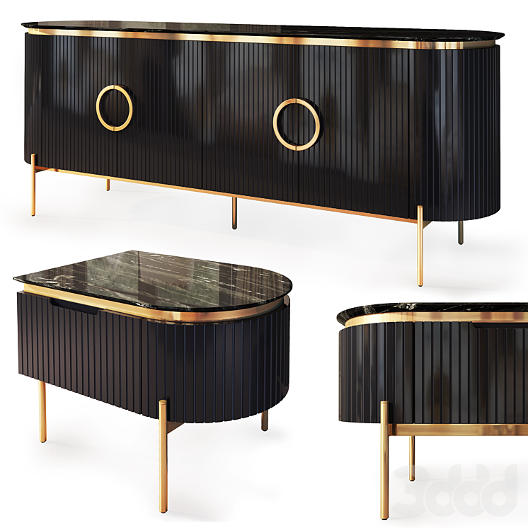 Комод И Тумба Ар Деко Sideboard Nightstand Art Deco By Chainaexpres