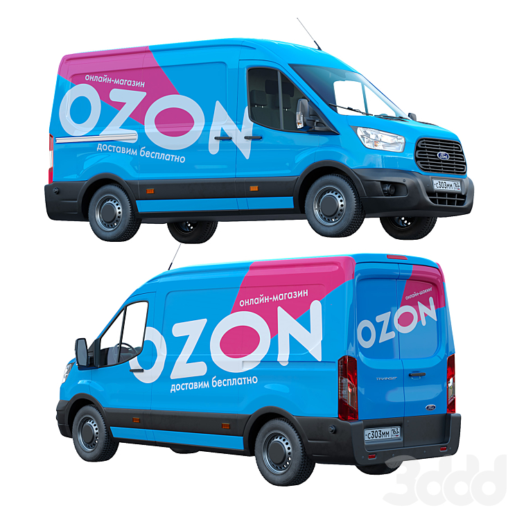 Озон сотрудничество грузоперевозки. Форд Транзит грузовой Озон. Фургоны Озон Форд Транзит. Модель фургон Форд Транзит Озон. Машина Озон Форд Транзит.