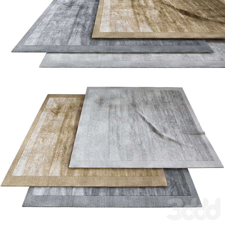 Poliform Sample Area Rug Frame Poliform rug - Ковры - 3D модель