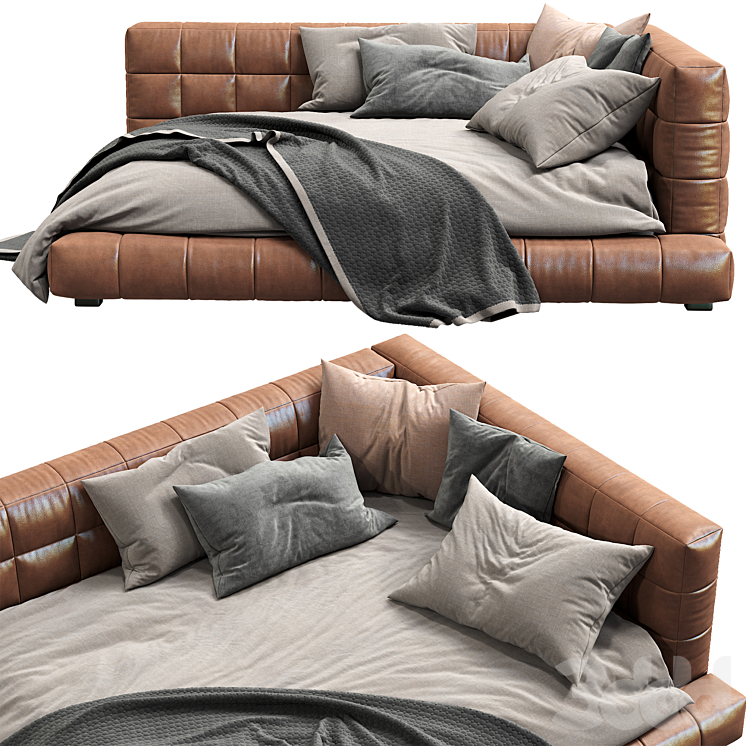 Lounge corner upholstered bed sale