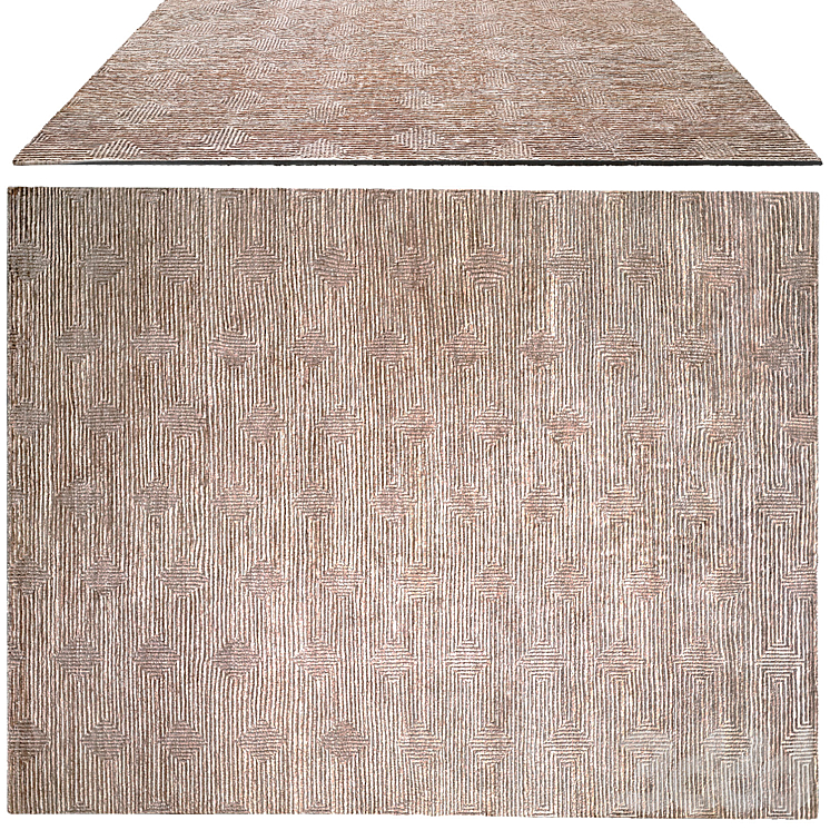 LABIRINTO HANDKNOTTED RUG FROM RH Ковры 3D модель