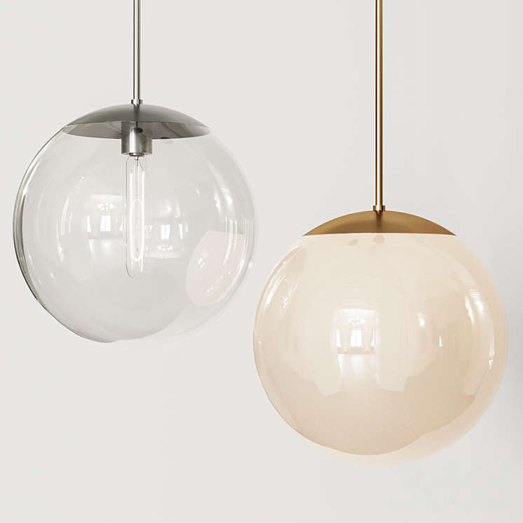 Vega Indoor Outdoor Brass Gold and Black Nickel Pendant Light