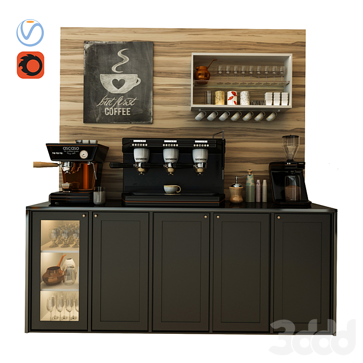 COFFEE_SHOP - Ресторан - 3D модель