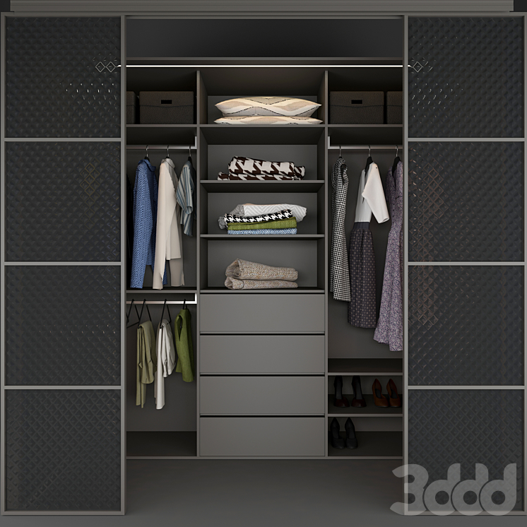 Wardrobe / гардероб - Шкафы - 3D модель