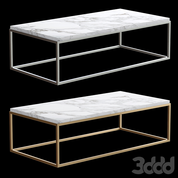 RH Modern Nicolas marble coffee table ?????????? 3D ????????????