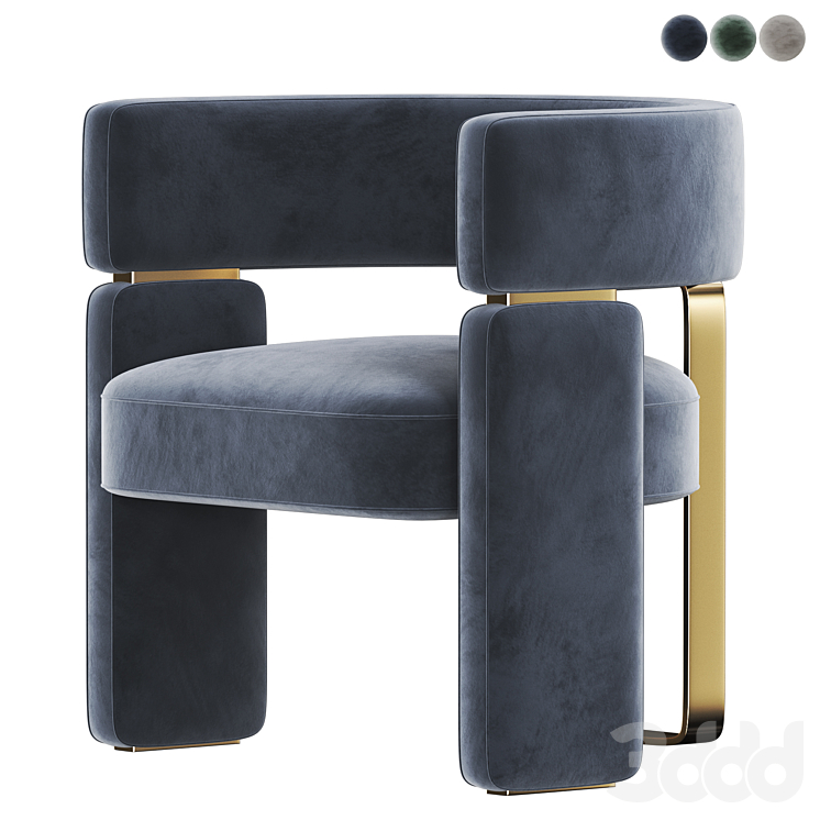 FENDI CASA chairs 3D