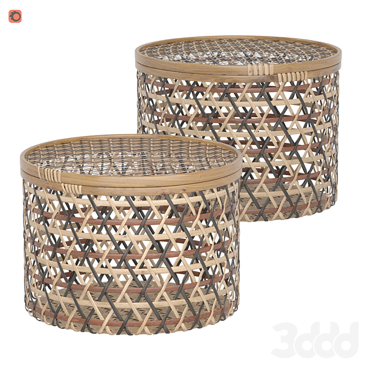 Коробка с крышкой IKEA_ANILINARE / ИКЕА АНИЛИНАРЕ - Другие предметы интерьера - 3D модель