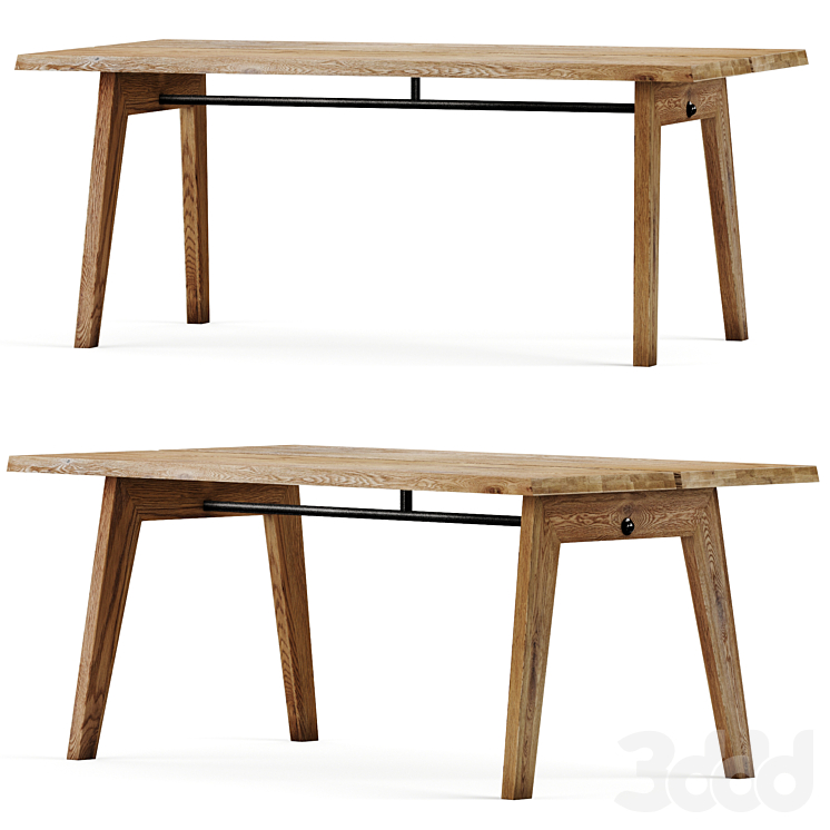 MADERA Dining Table for 6 Столы 3D модель