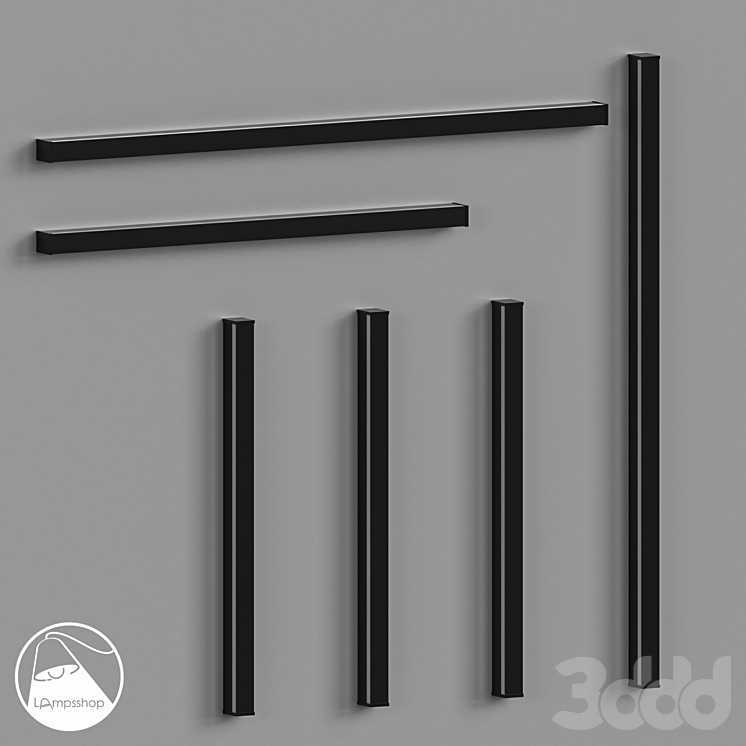 LampsShop.ru B4112 Sconce Stick LONG - Бра - 3D модель