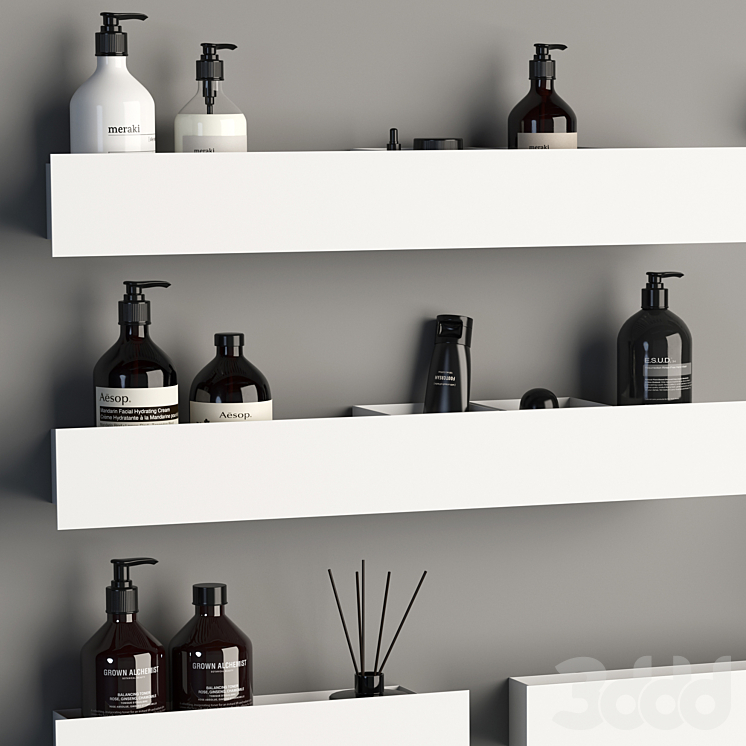 Bathroom accessories 23 - Декор для санузла - 3D модель