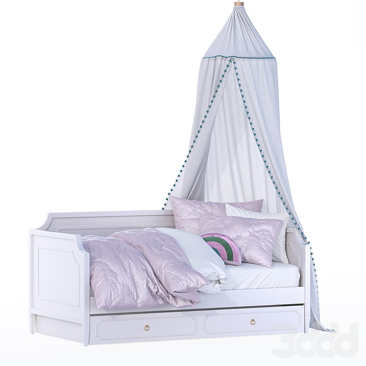 Pottery Barn Ava Regency Daybed Кровати 3D модель