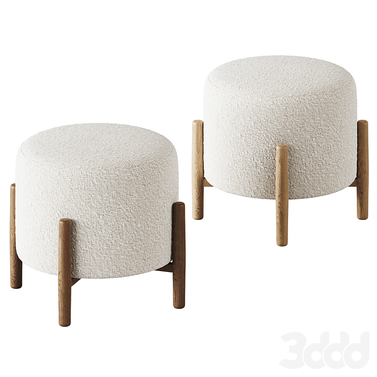 Elroy sherpa sales round ottoman
