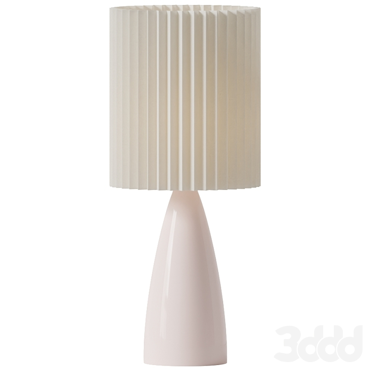 Blush desk lamp top