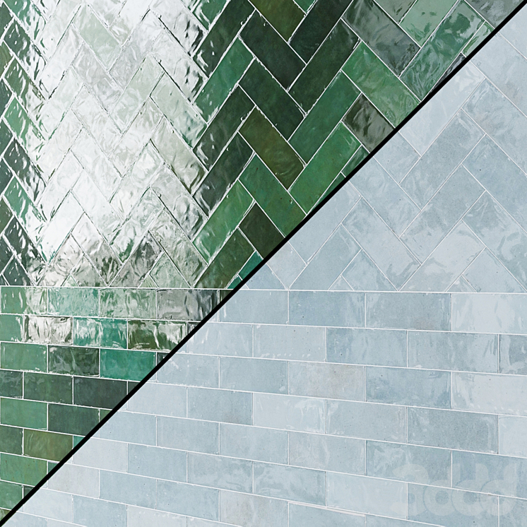 Плитка кабанчик - Кафель, плитка - 3D модель