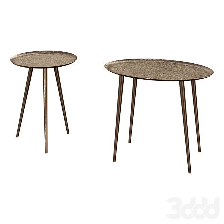 Журнальный столик Euclid Metal End Table журнальный стол Столы 3D