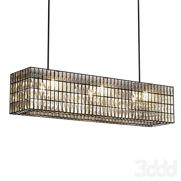 Adeline crystal deals rectangular chandelier