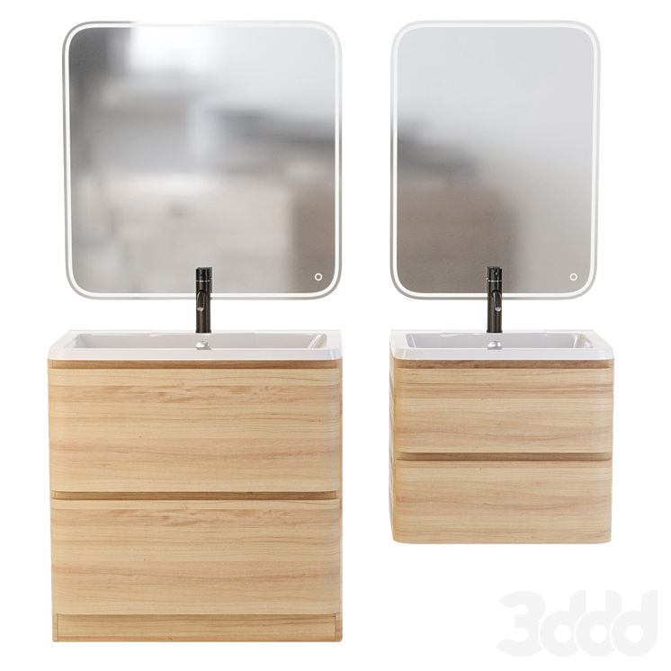 Тумба с раковиной BelBagno Albano - Мебель - 3D модель