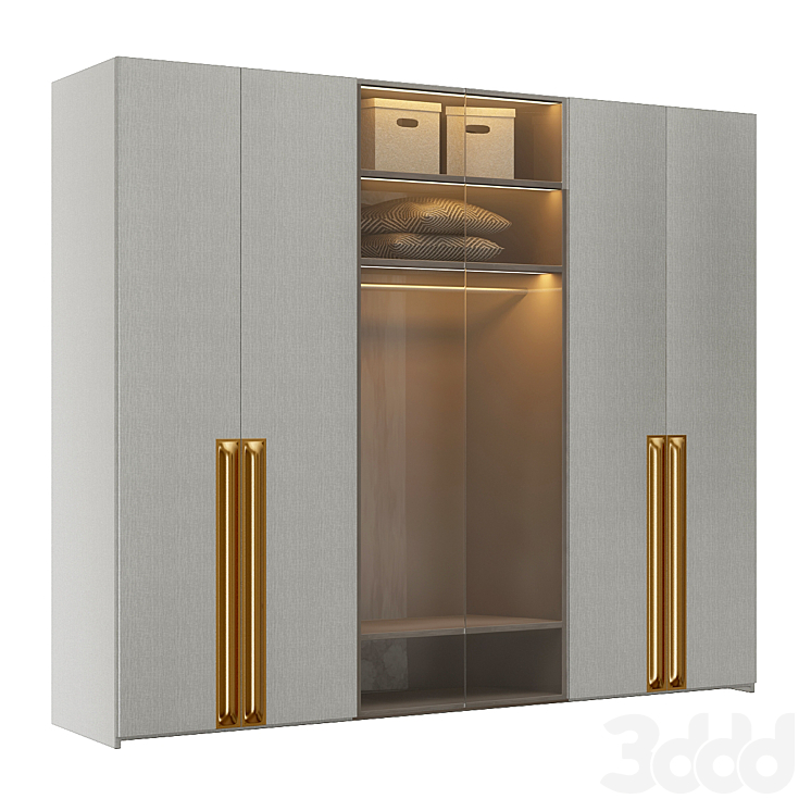 Nizva wardrobe the "Cosy" company - Шкафы - 3D модель