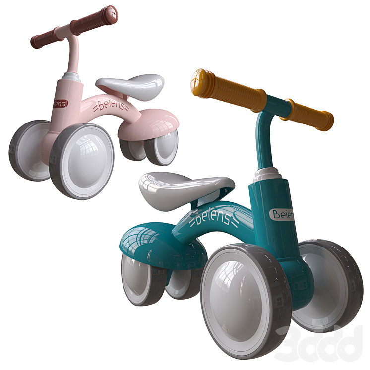 Beiens Kids Toys Balance Bike 3D