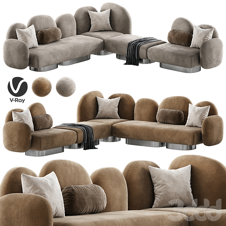Assemble Sofa Диваны 3D модель