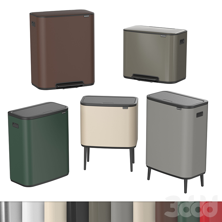 BRABANTIA BO BINS (Trash cans) 3D model