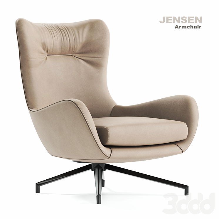 Armchair Minotti JENSEN Кресла 3D модель