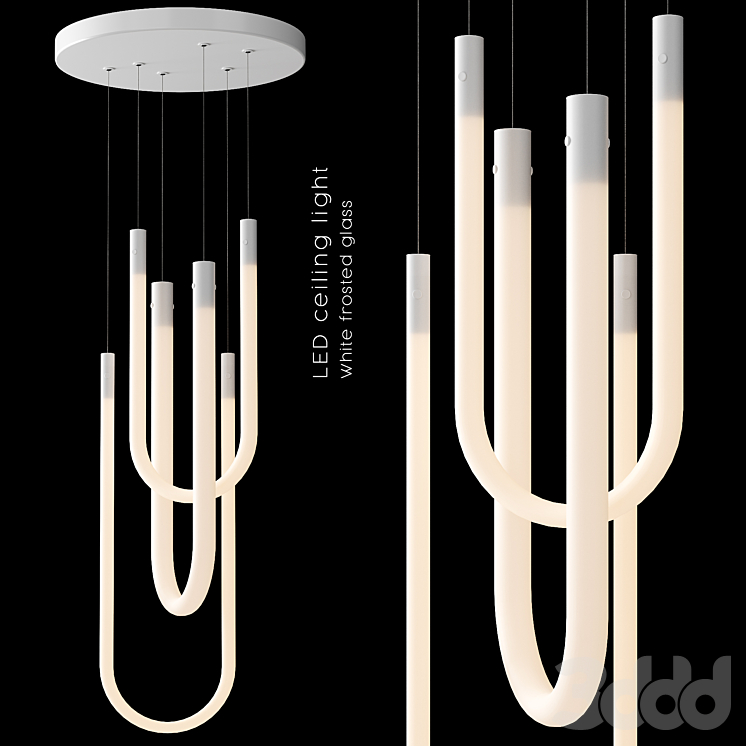 IKEA VARMBLIXT LED Ceiling light 3D