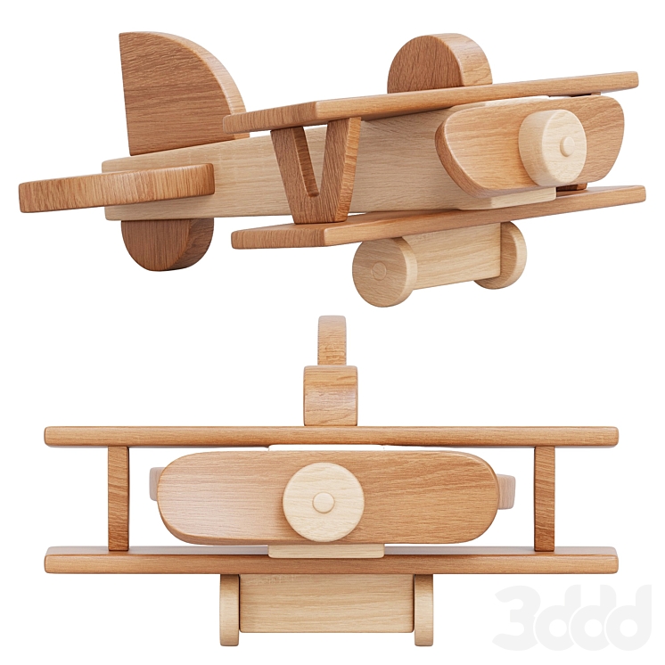 САМОЛЕТ КУКУРУЗНИК - Игрушки - 3D модель