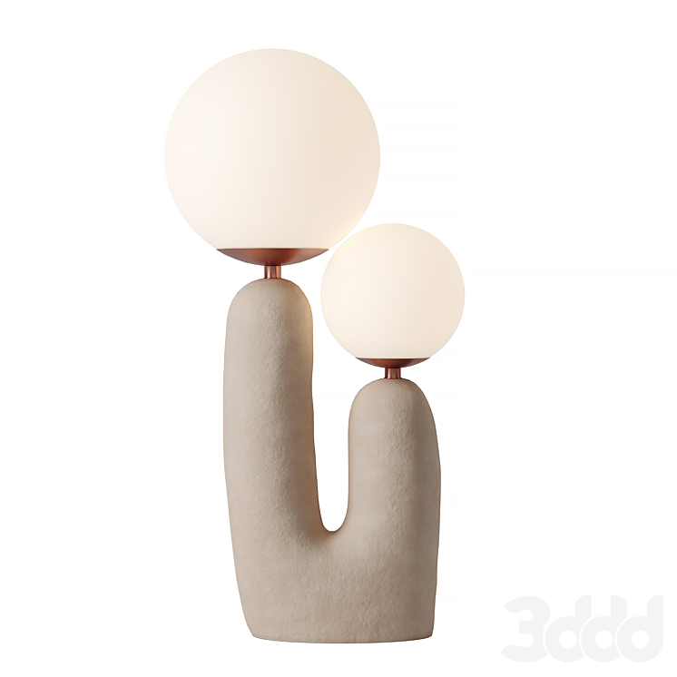 Oo Smooth Table Lamp - Contemporary Hand - Настольный - 3D модель