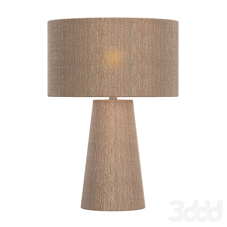 Jute table shop lamp