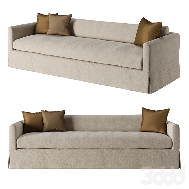 Saladino style cape sofa - Диваны - 3D модель
