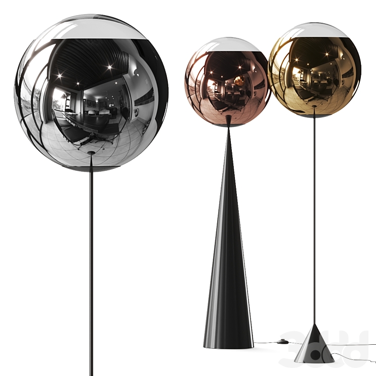 Tom dixon mirror ball floor lamp on sale