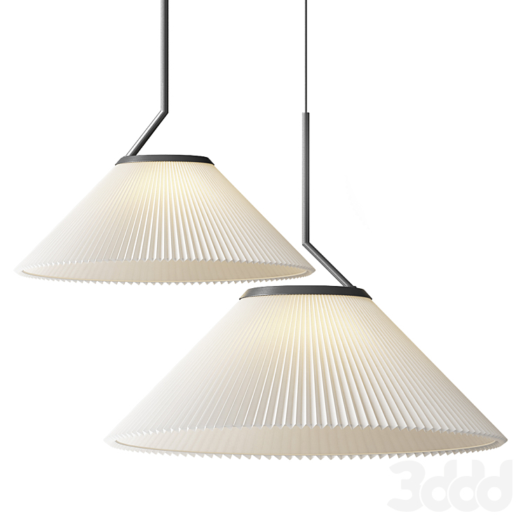 Pleated deals pendant light