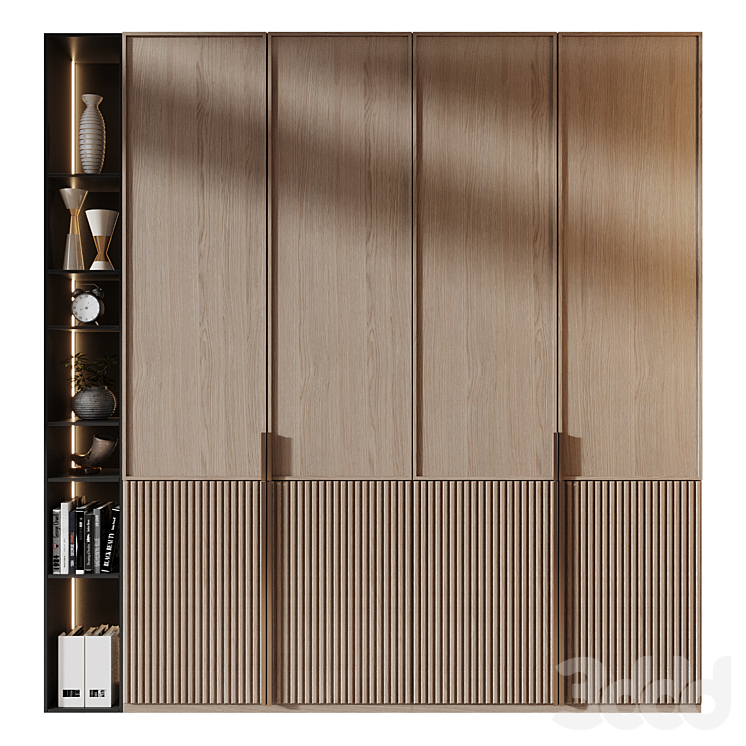 Cabinet set 384 - Шкафы - 3D модель