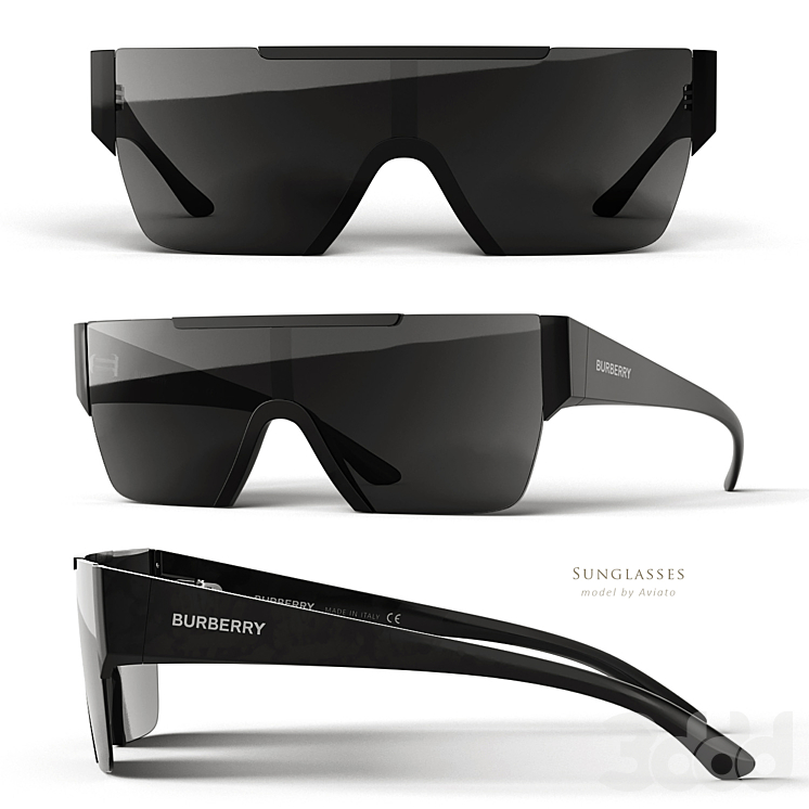 Sunglasses Burberry 3D