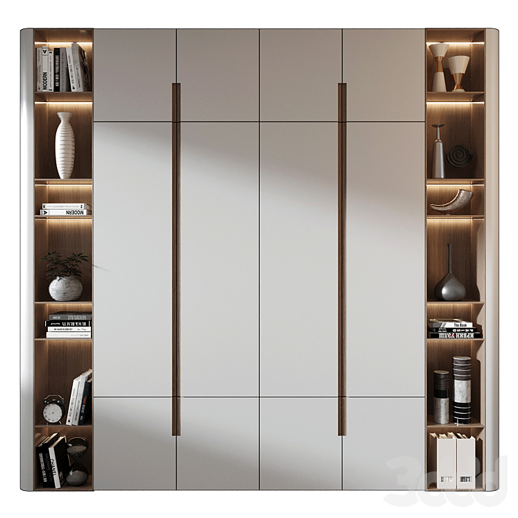 Cabinet set 394 - Шкафы - 3D модель