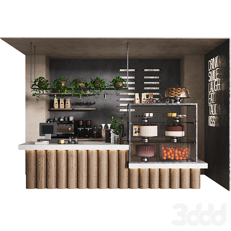 Кофейня 7 - Ресторан - 3D модель