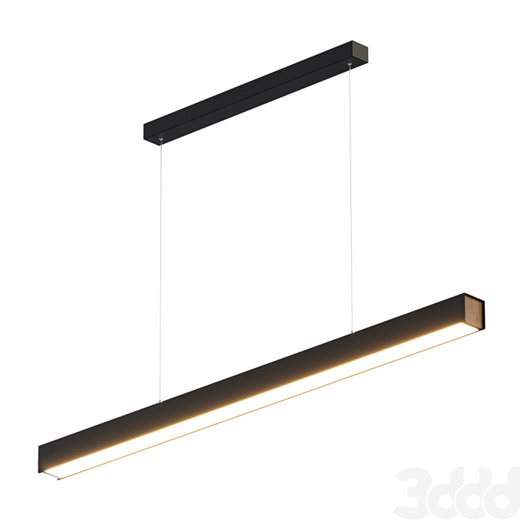 Подвесной линейный светодиодный светильник LOFT - Подвесной - 3D модель