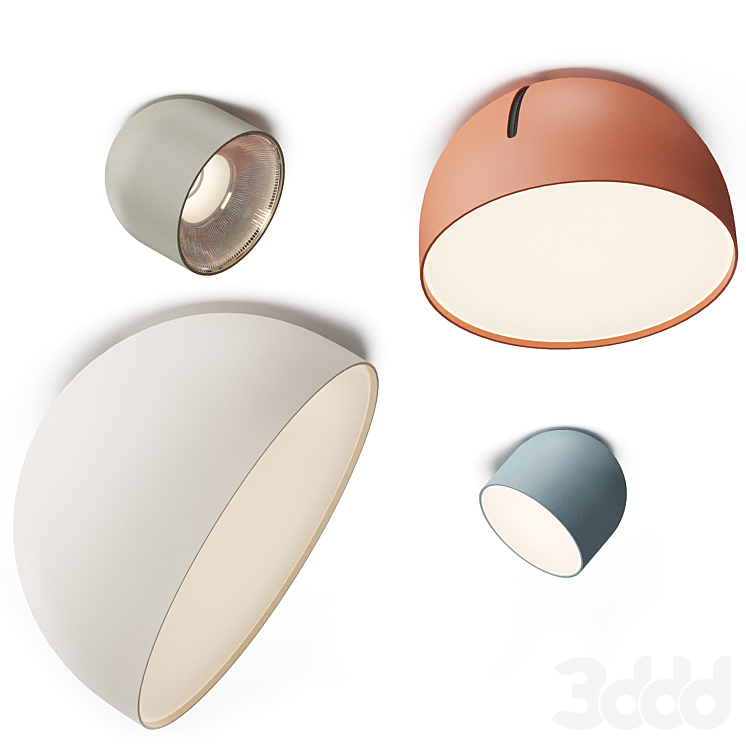 Vibia Plusminus Solo Ceiling - Потолочный - 3D модель